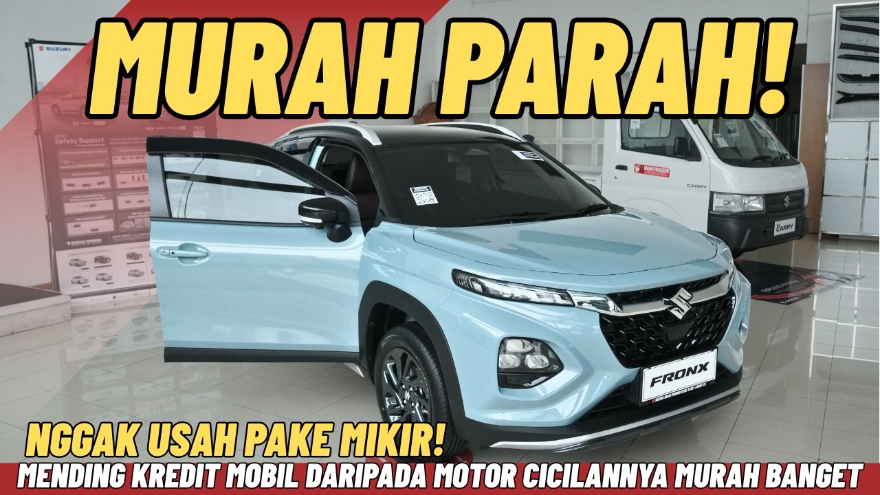 MURAH PARAH! BELI SUZUKI FRONX NGGAK USAH PAKE MIKIR! KREDITNYA BERASA NYICIL MOTOR CUMA 1,5 JT AJA!