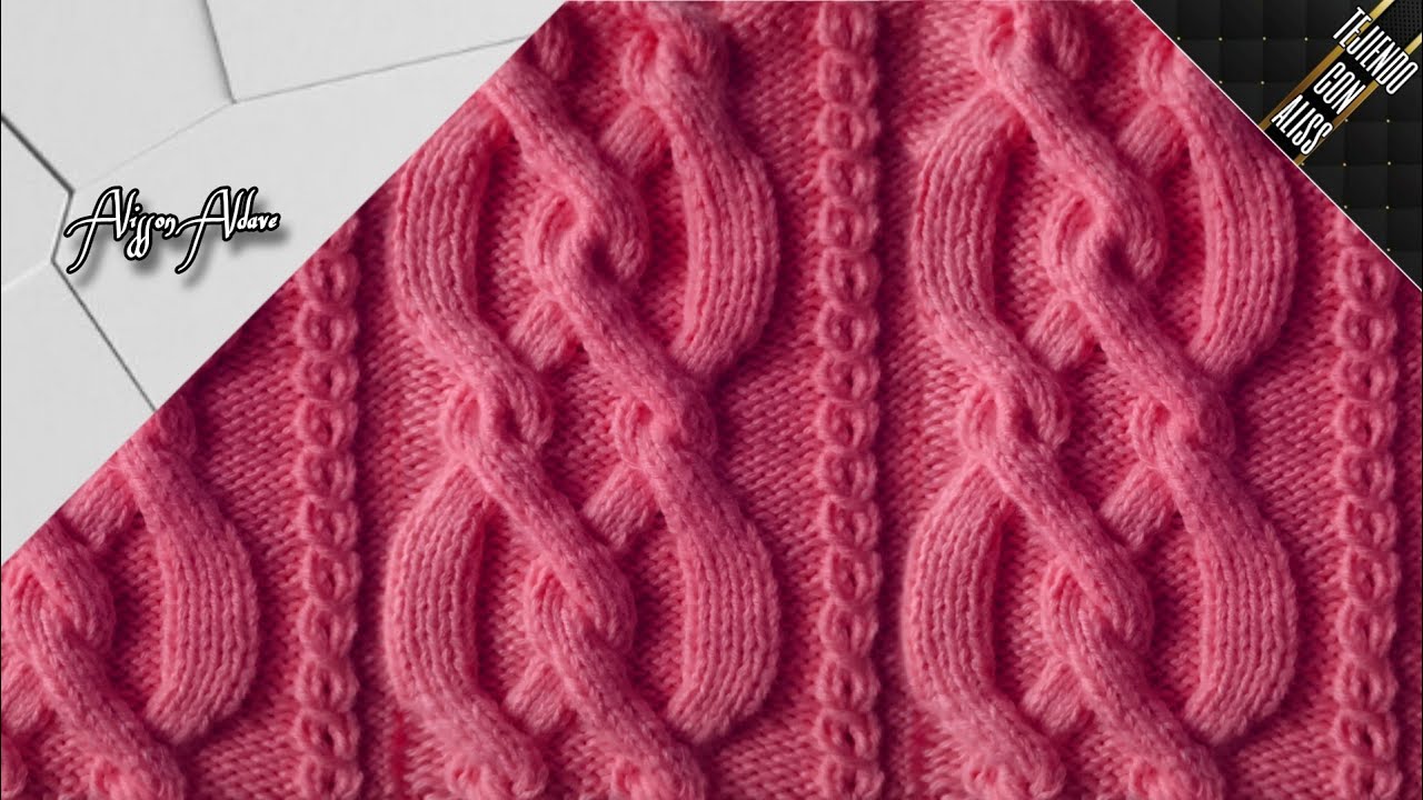 #348 - TEJIDO A DOS AGUJAS / knitting patterns / Alisson Aldave