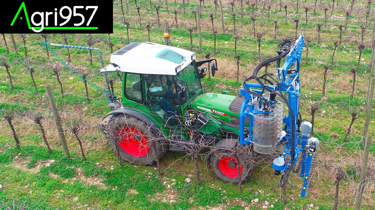 POTATURA INVERNALE VIGNETO: PREPOTATRICE IMECA SACAIA PS350E + FENDT 210P VARIO