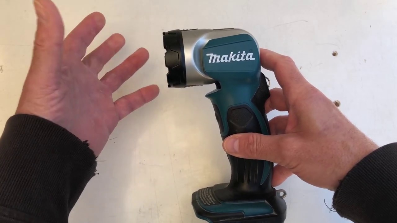 Makita DML802 LED flashlight and comparison