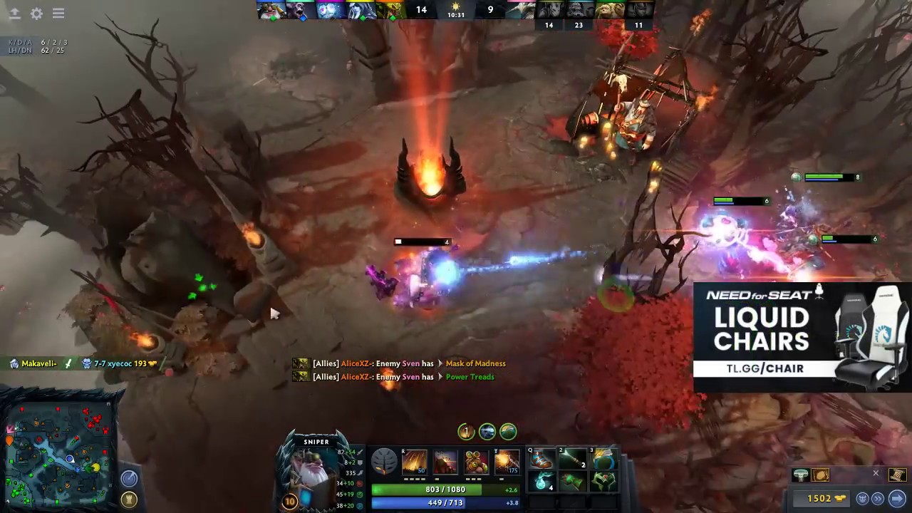 Miracle Sniper Pro Gameplay Dota 2 Full Game Twitch Stream Live MMR