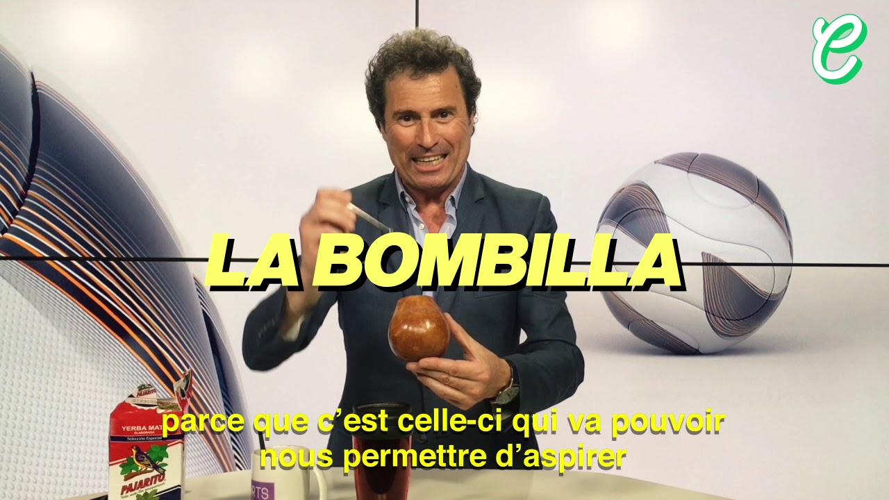 Omar da Fonseca nous a montré comment il prépare un maté pour la Copa America