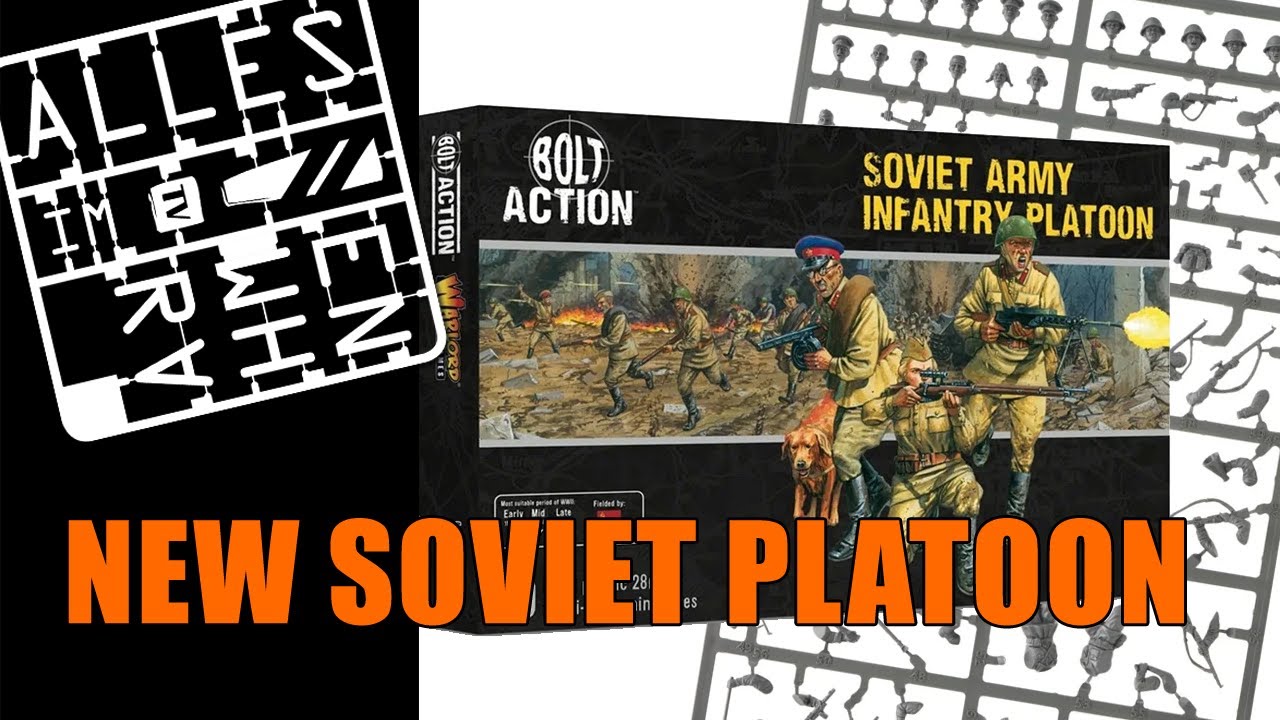 Unboxing: Bolt Action - New Soviet Infantry Platoon