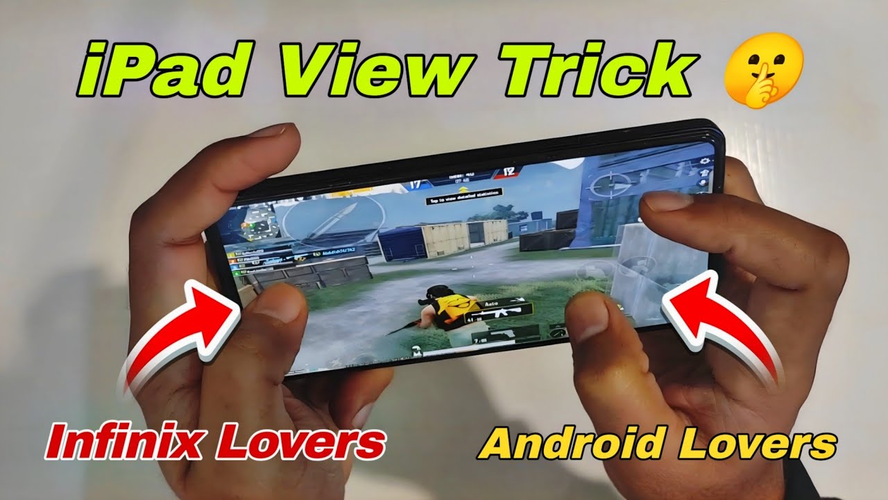 How to Get iPad View on Any Android Phone 🔥 Infinix + All Devices PUBG Trick