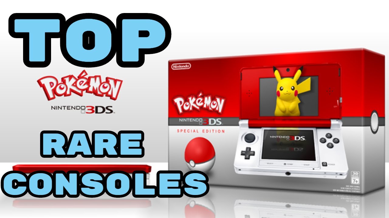 Top 5 Rare Pokemon Consoles!