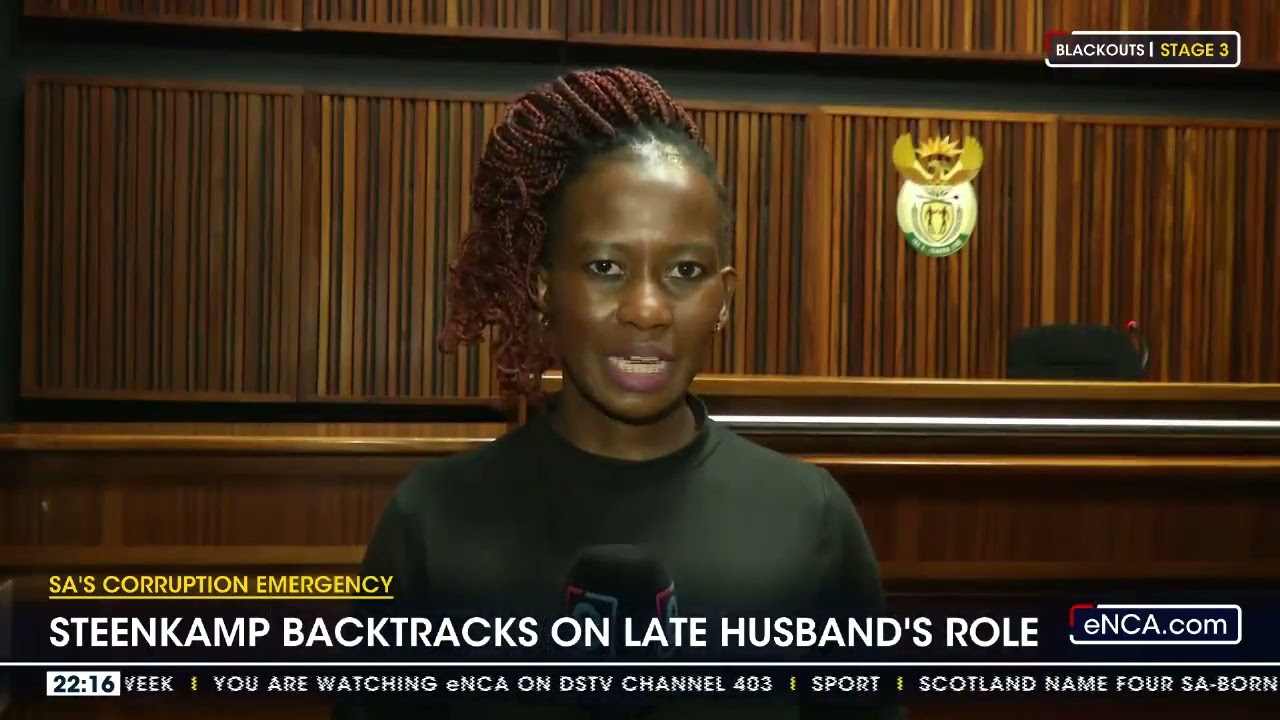 Hildegard Steenkamp backtracks on late husband's role