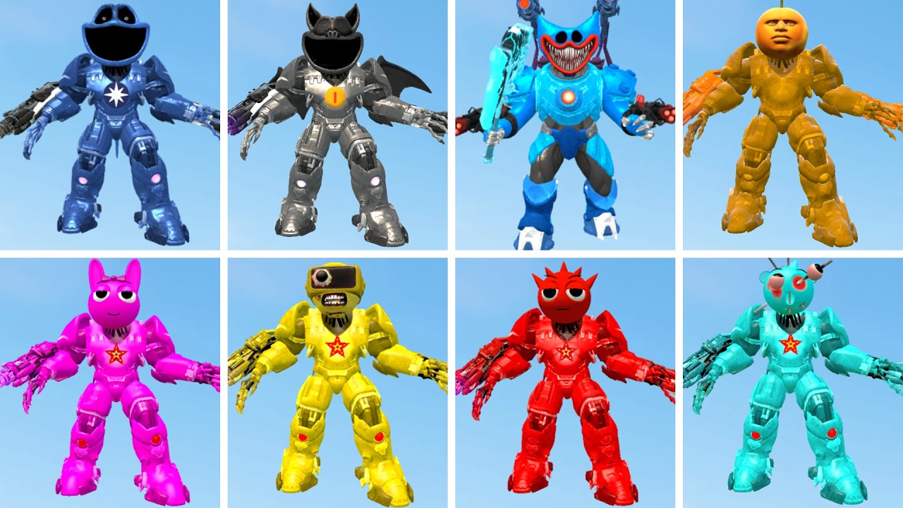 NEW MECHA TITAN POPPY PLAYTIME VS MECHA TITAN ITALIAN AI BRAINROT MEMES  In Garry's Mod!