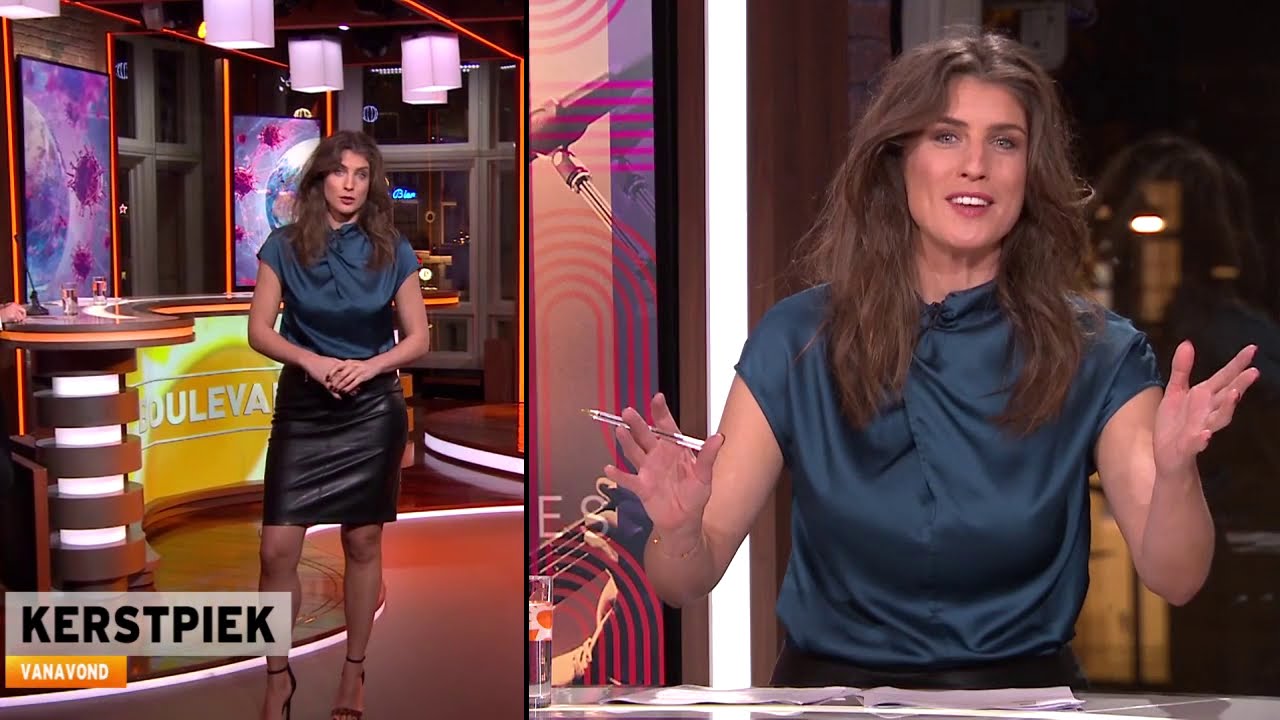 Leather Skirt Satin Blouse Top Marieke Elsinga 20201122