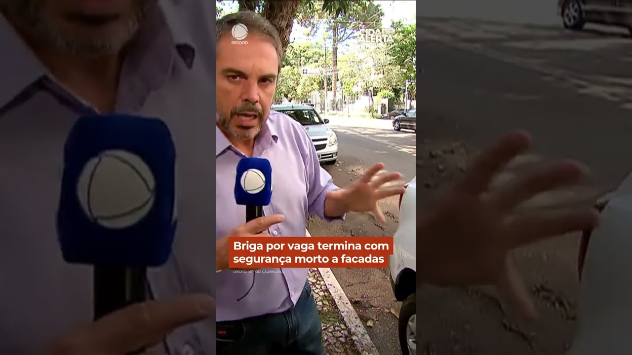 Briga por vaga termina com seguran&ccedil;a morto a facadas #Shorts #CidadeAlerta