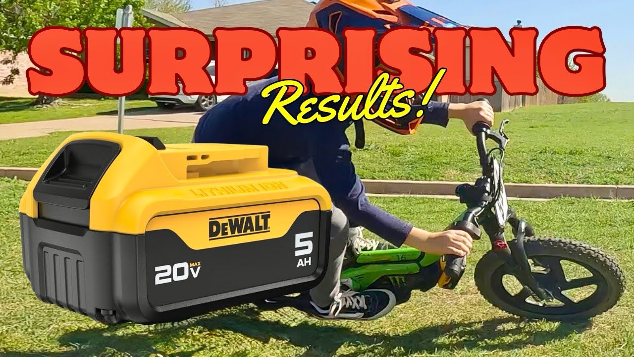 💥 We MODDED Our Stacyc with a Dewalt Power Tool Battery Conversion … It’s Awesome Now!!