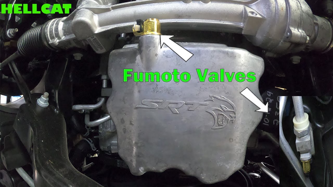 2019 HellCat Fumoto Valves Install.  @AMSOILinc @RainmanRaysRepairs @FumotoUSA