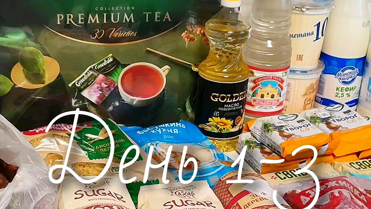 Бюджетное меню на месяц