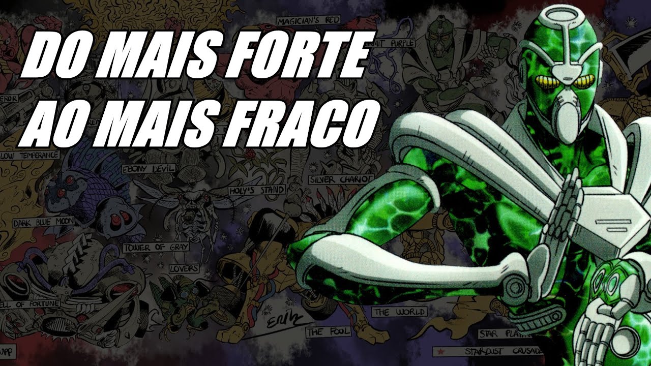 RANKEANDO OS STANDS DE STARDUST CRUSADERS POR FORÇA