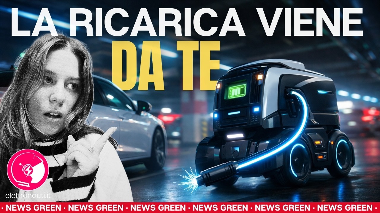 Il FUTURO della RICARICA per auto elettriche: ROBOT mobili vs colonnine