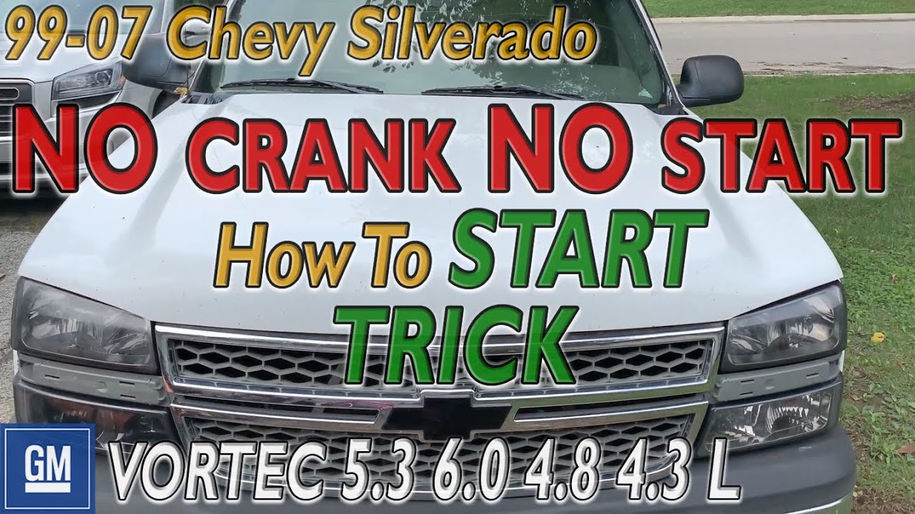 НЕ ЗАВОДИТСЯ, НЕ ПРОВОРАЧИВАЕТСЯ Chevy Silverado 5.3 Vortec 6.0 4.8 4.3 L Как завести TRICK Диагн...