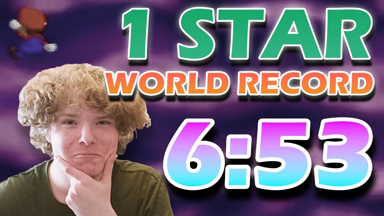 Super Mario 64 1 star speedrun in 6:53.667 [near-perfect WR]