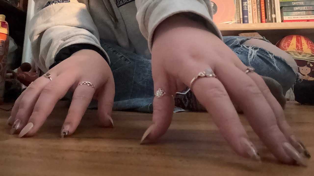 ASMR | the floor is tingles ✨ floor tapping & scratching, coconut rain, fabric sounds 