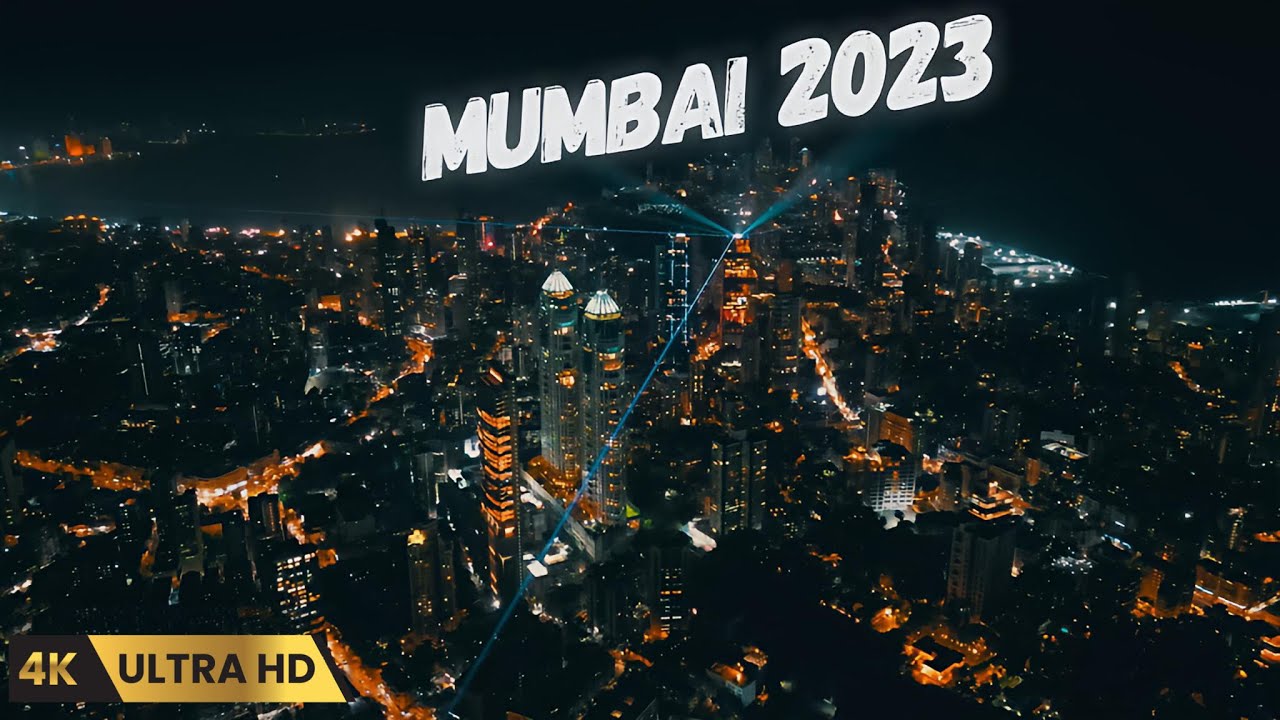 Mumbai Night View 2023 | Mumbai Night View | Mumbai Drone Shot