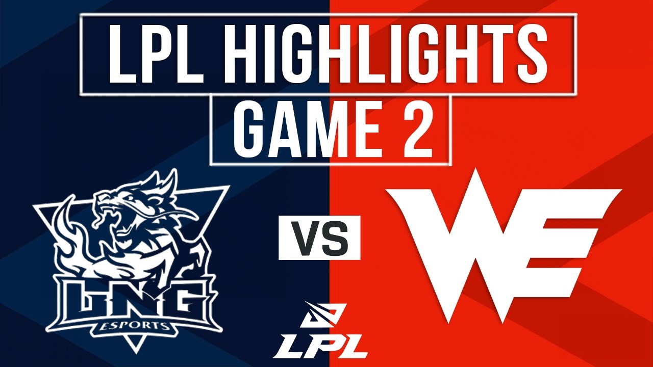 LNG vs WE Highlights Game 2 | LPL 2026 Split 1 Playoffs | LNG Esports vs Team WE