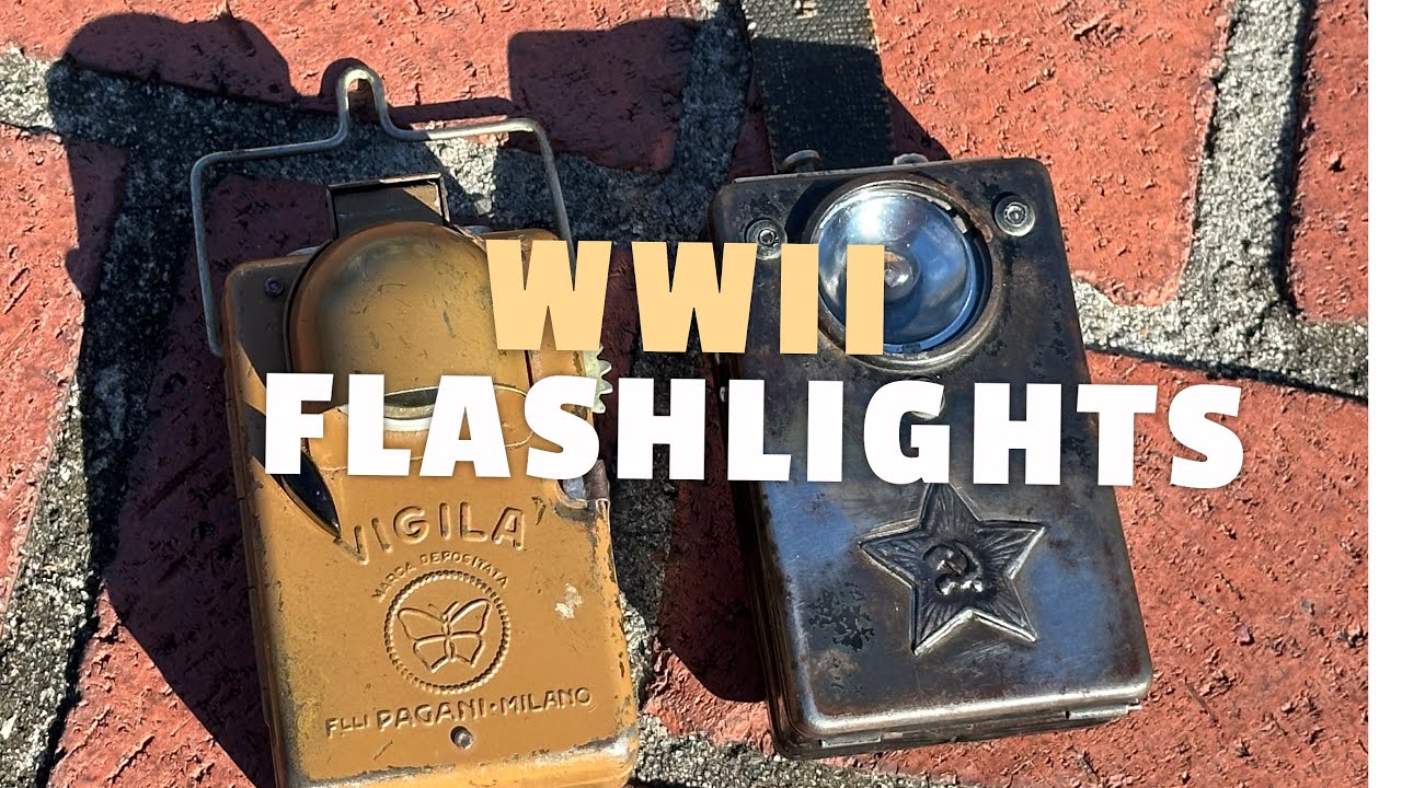 WWII Flashlights—Soviet and Italian