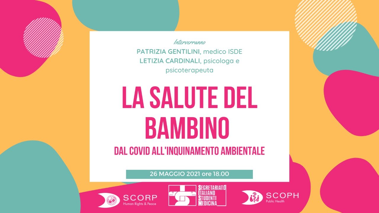 Webinar: La salute del bambino, dal COVID all'inquinamento ambientale