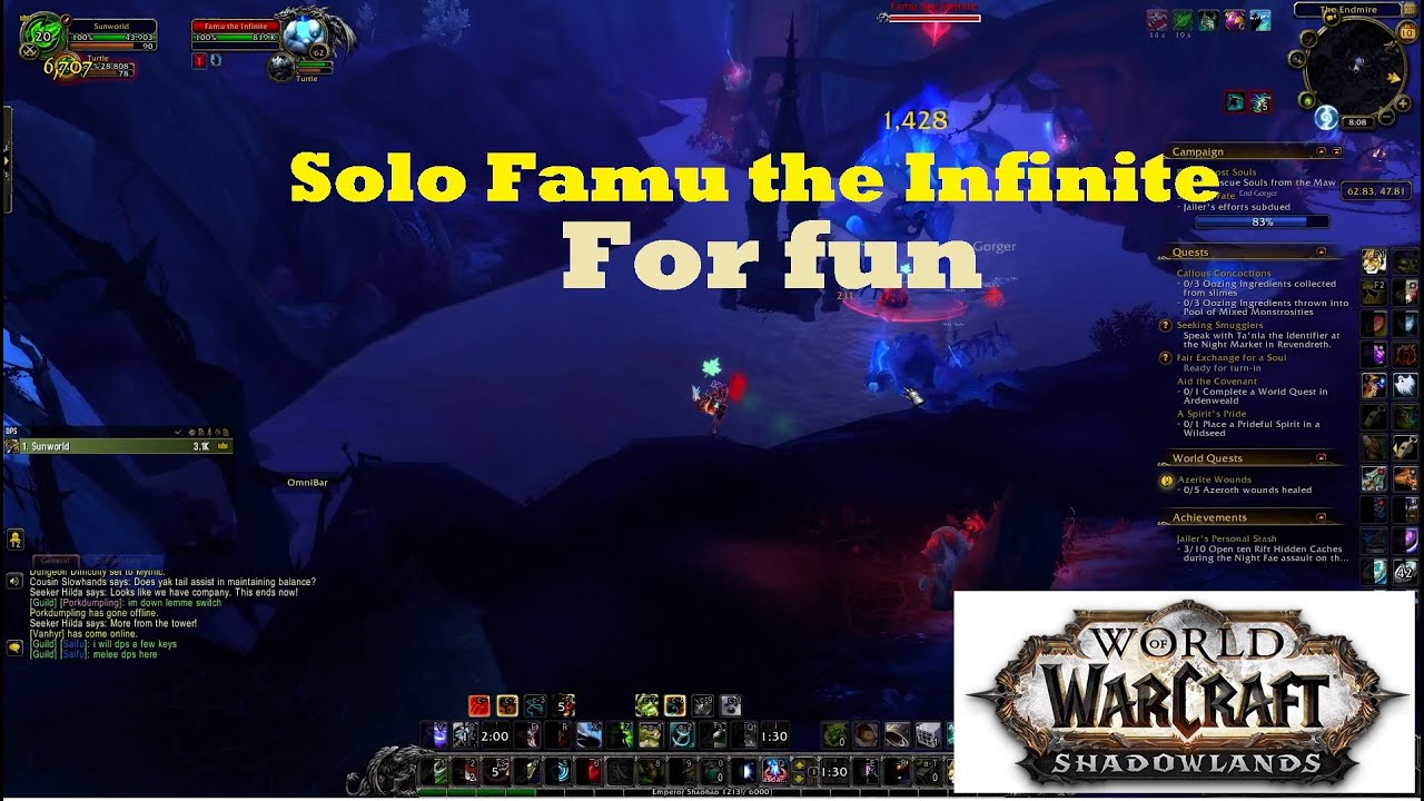 solo Famu the Infinite for fun 220 ILV