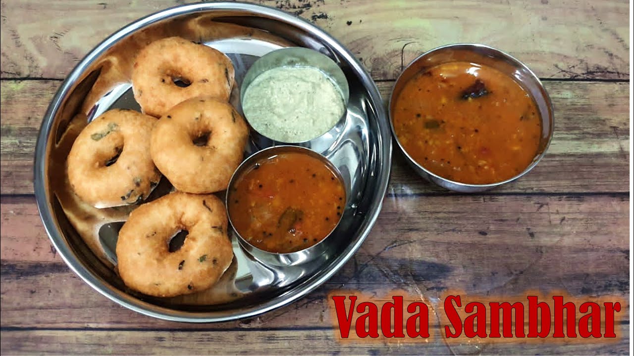 Vada Sambhar / Medu Vada South Indian style | You and I Can Cook By Asha D'souza