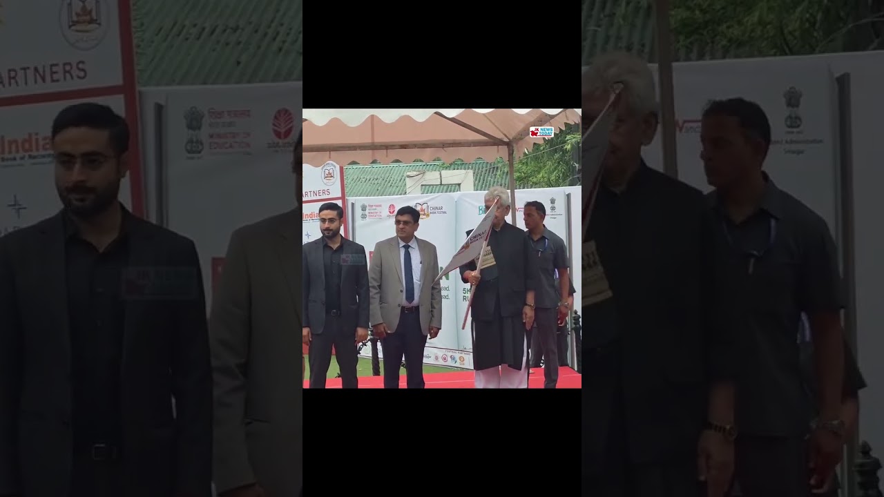 LG Manoj Sinha flagged off reading marathon at SKICC Srinagar this morning | JK News Today