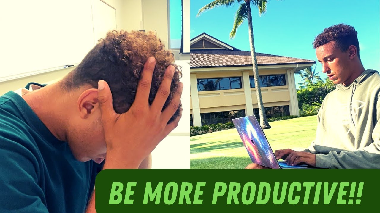 10 WAYS to be MORE PRODUCTIVE WHILE STUDYING!! 👨🏽‍🎓👨‍💻