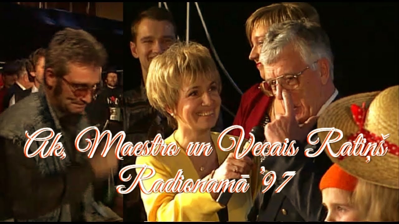 Ak, Maestro jeb Vecais Ratiņš Dziesmu Galā koncertā Latvijas Radio 1. studija 1997.gada janvārī