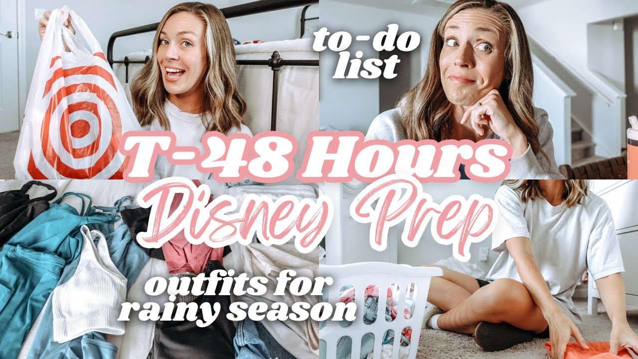 I leave for DISNEY WORLD in 48 HOURS! …and I’ve done nothing 🤪