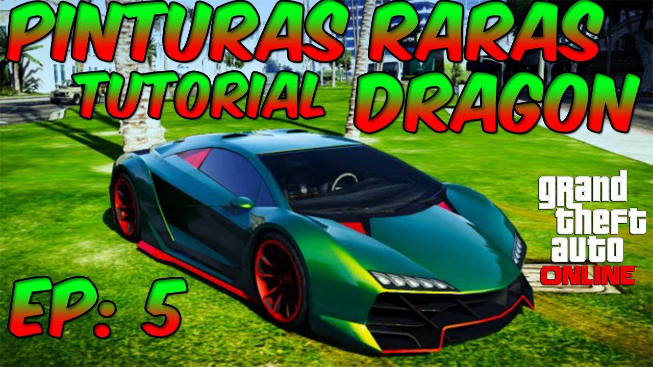 GTA 5 Online: Pinturas Raras #5 Zentorno DRAGON Super Insano!