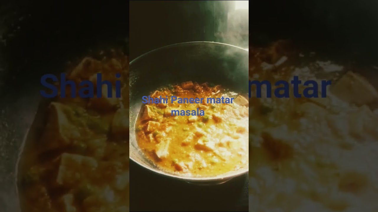 Shahi matar paneer recipe to easy to cook