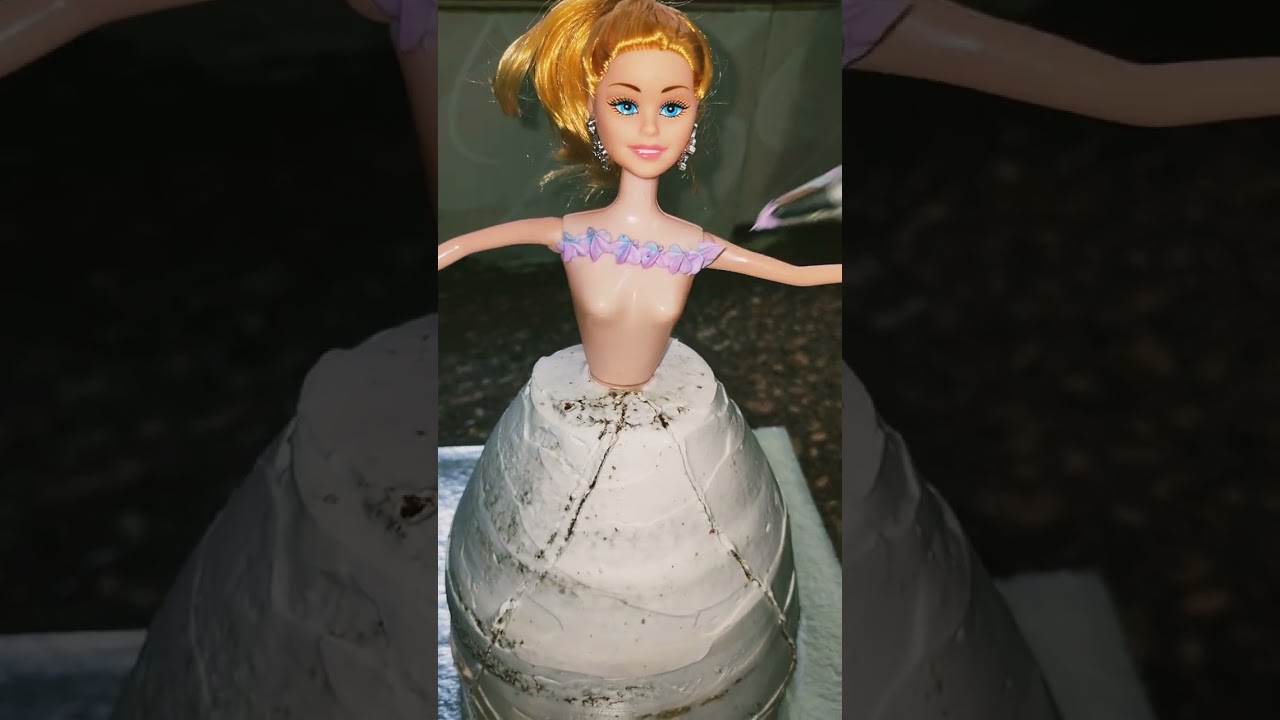 DOLL CAKE | doll cake recipe | Barbie Doll Cake | How to make doll cake without oven