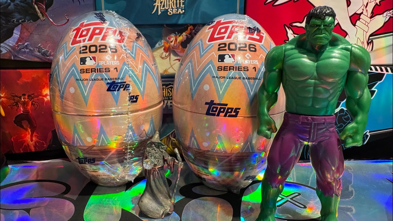 2 яйца, давайте покоимся с миром! Ещё немного бейсбольных карточек Topps 2026 года.