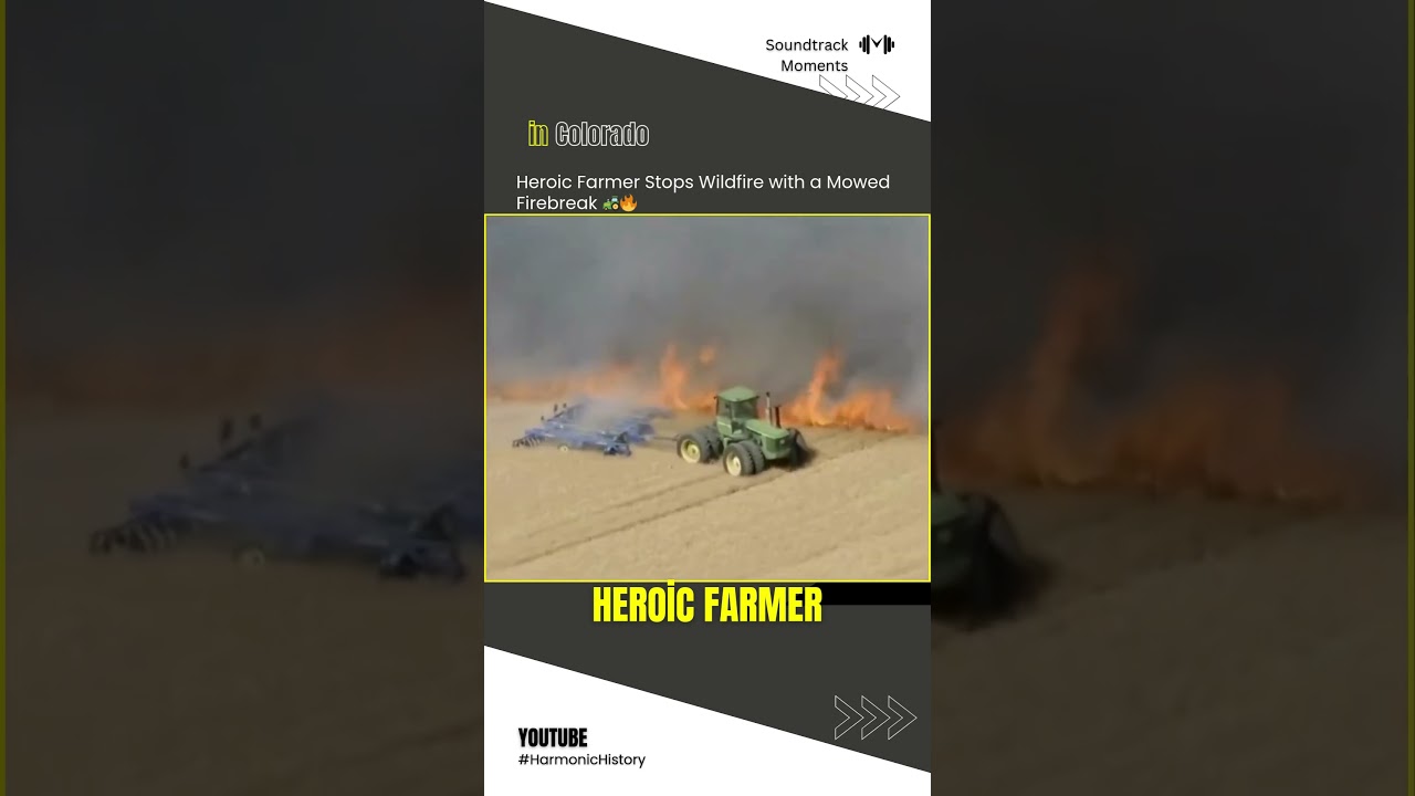 Heroic Farmer Stops Wildfire with a Mowed Firebreak 🚜🔥