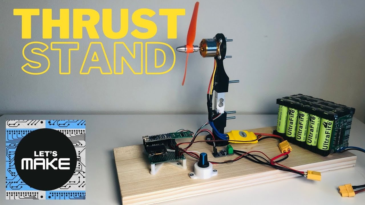 Thrust Stand - How To Measure The Power Of A RC Motor