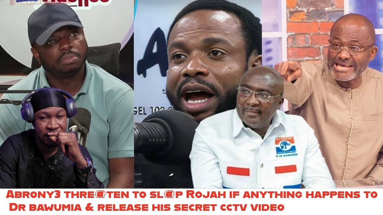 Ei-Abrony3 thre@ten to sl@p Rojah if anything happens to Dr bawumia & release his secret cctv video