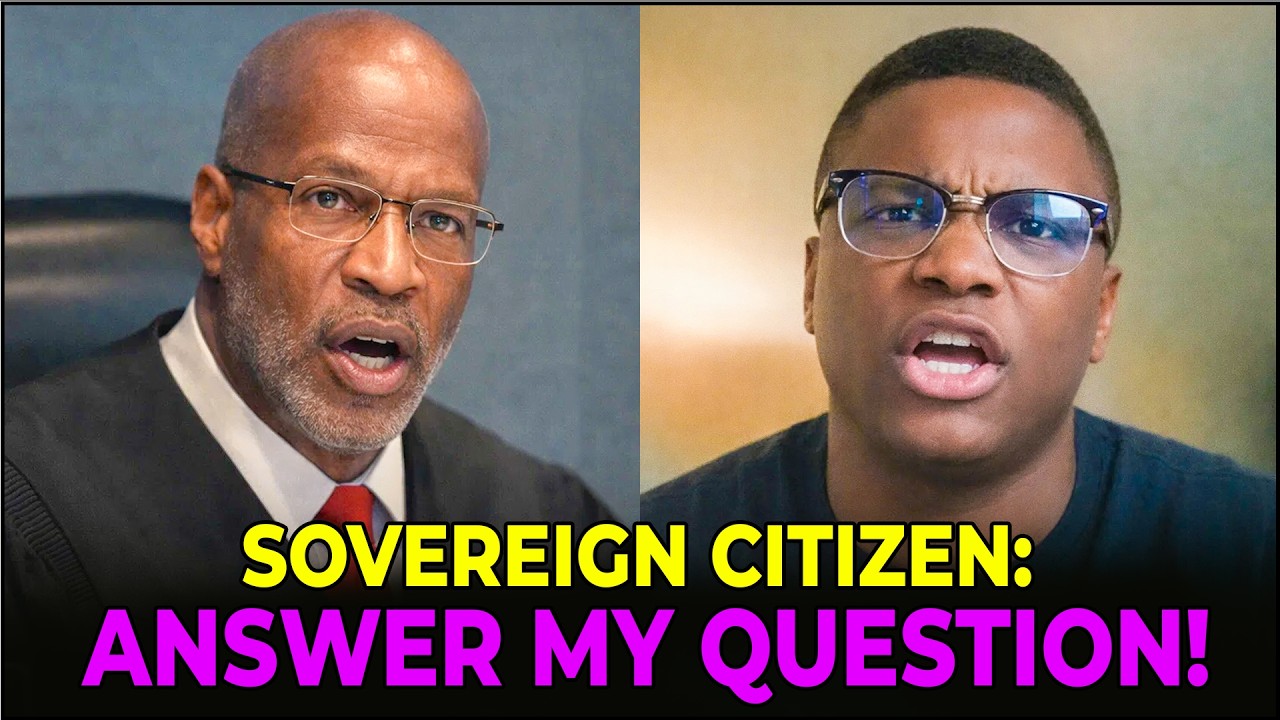 Суверенный гражданин продолжает задавать ОДИН вопрос — в конце концов, у судьи закончилось терпение.