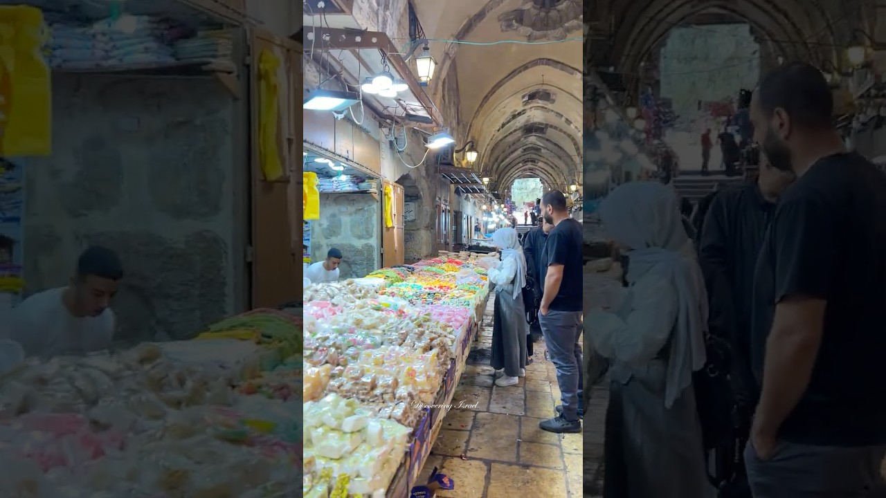 The Old City Market in Jerusalem.Israel 2025