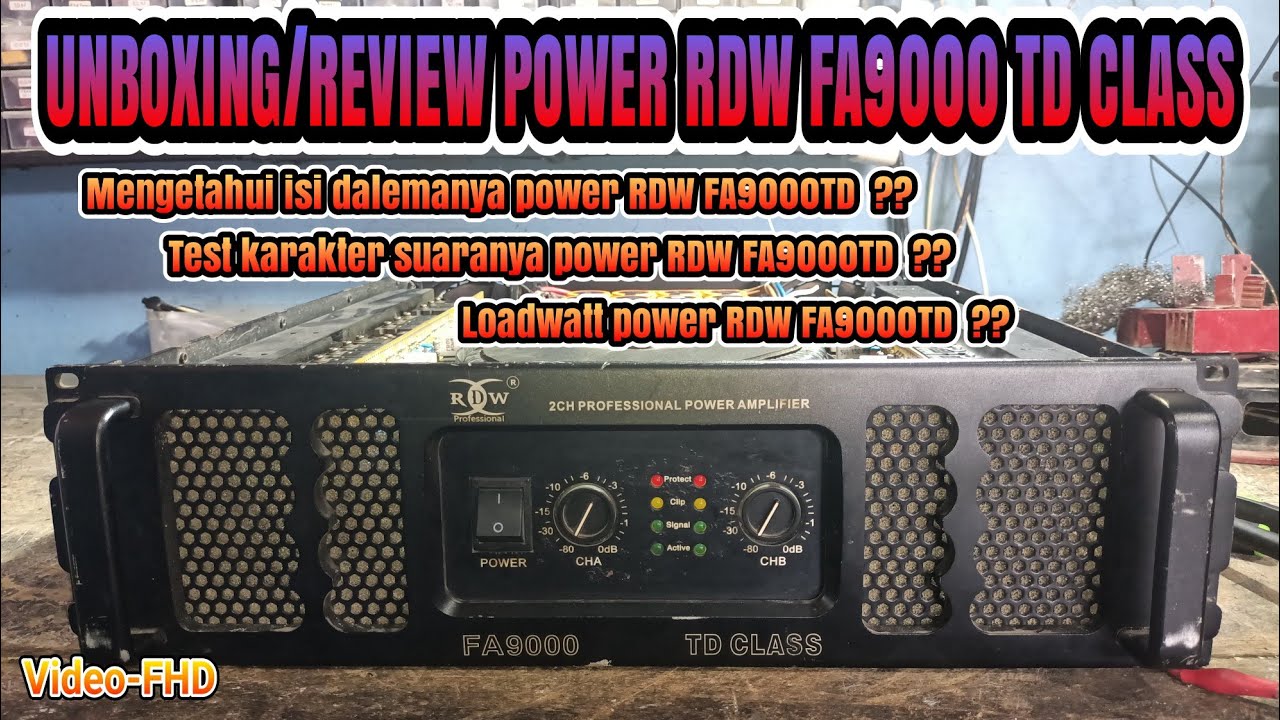 Rdw FA9000 unboxing ‼️