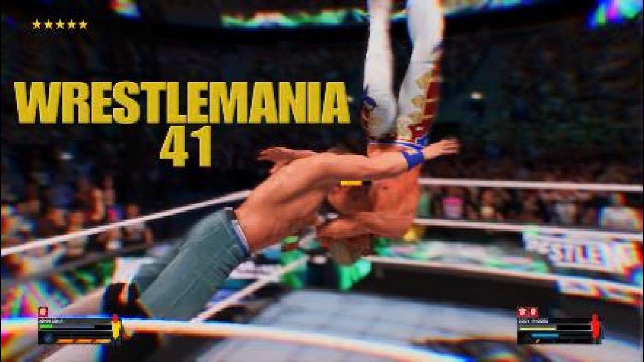 WWE 2K25 WRESTLEMANIA 41 CODY RHODES VS JOHN CENA UNDISPUTED CHAMP!!!!!!