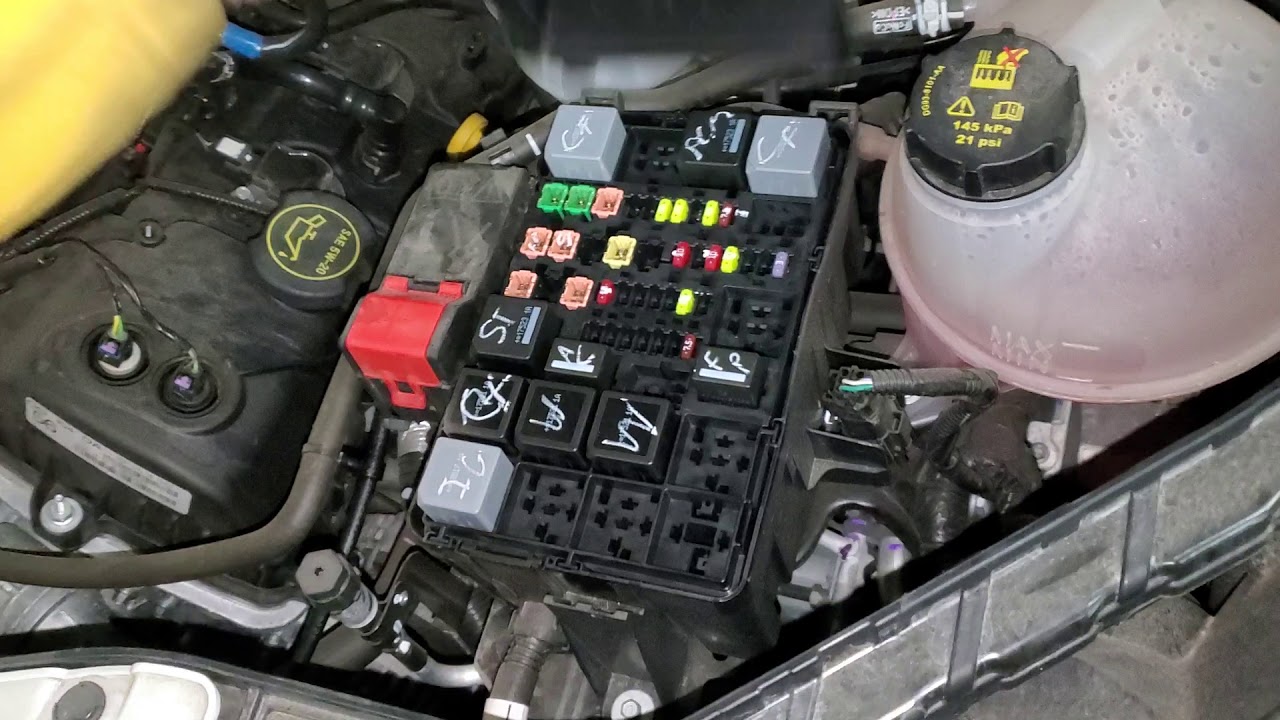 2018 Ford Transit T250 Blower Motor Fuse & Relay, AC Relay & Fuses