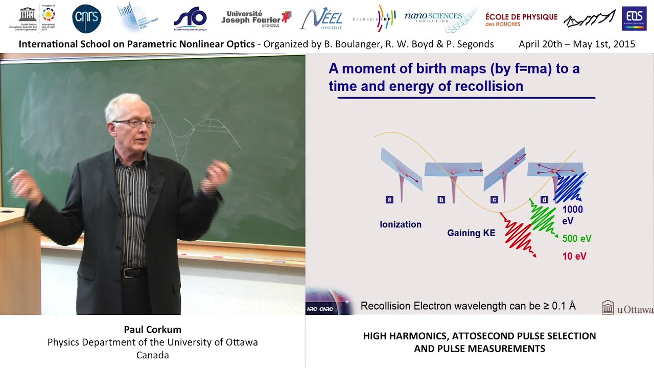 22/44 High hamonics, attosecond pulse selection & pulse measurements