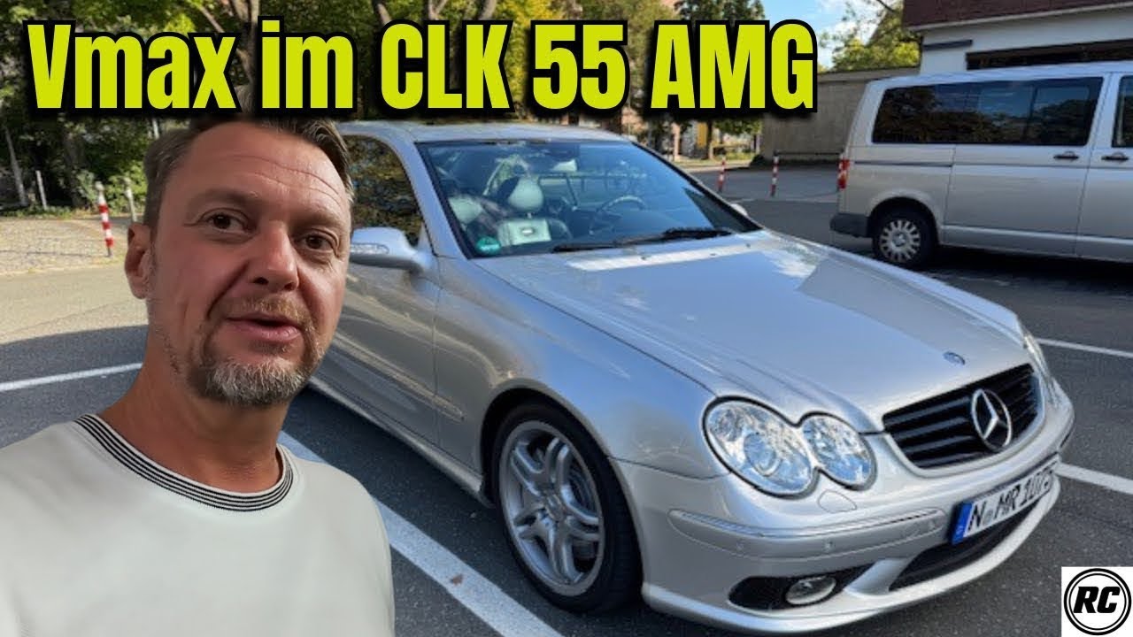 Mercedes V8 ohne Limit: CLK 55 AMG: POV Autobahn & Vmax Test