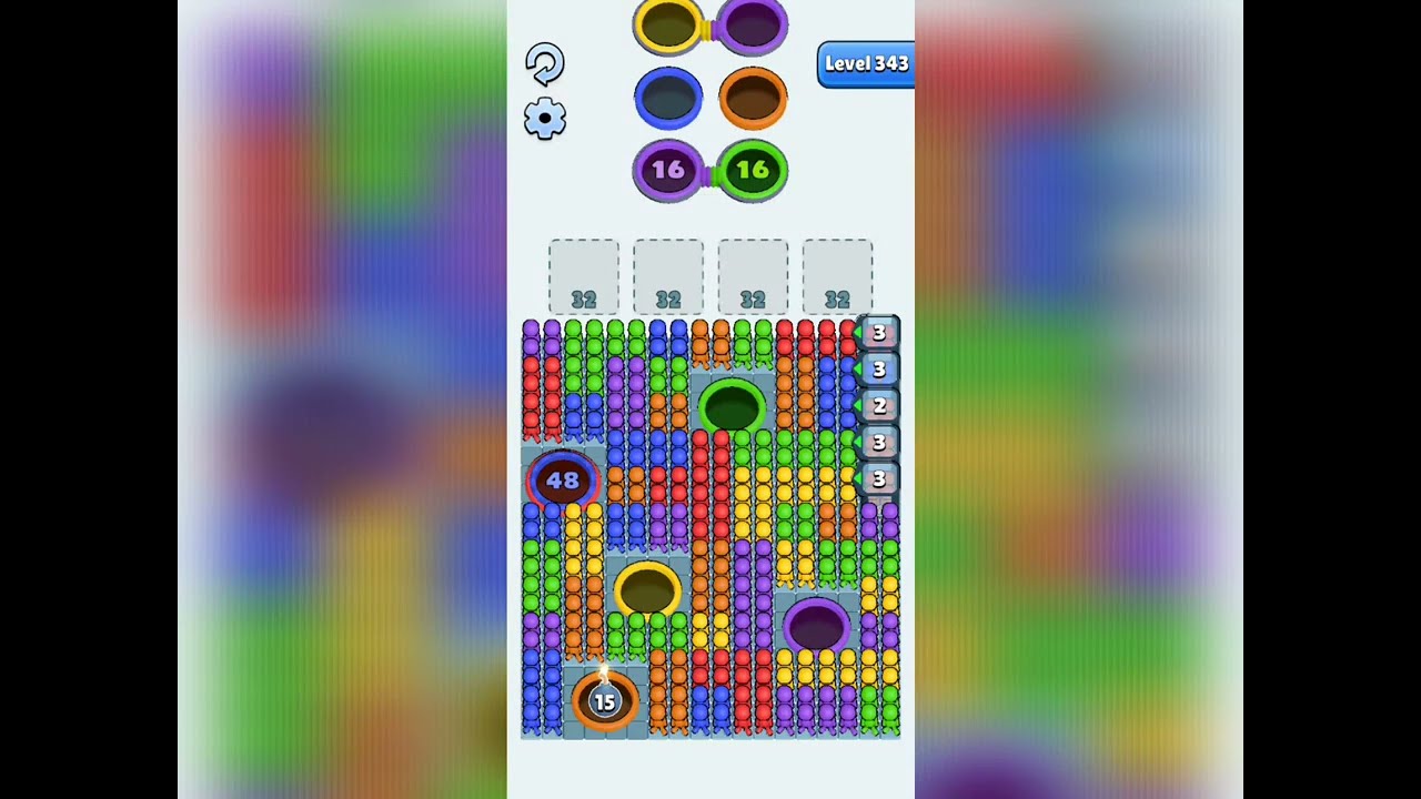 Hole People Level 343 Walkthrough Solution