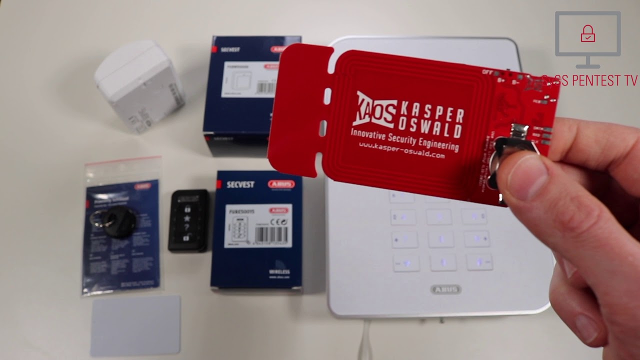 ABUS Secvest Proximity Key Cloning PoC Attack