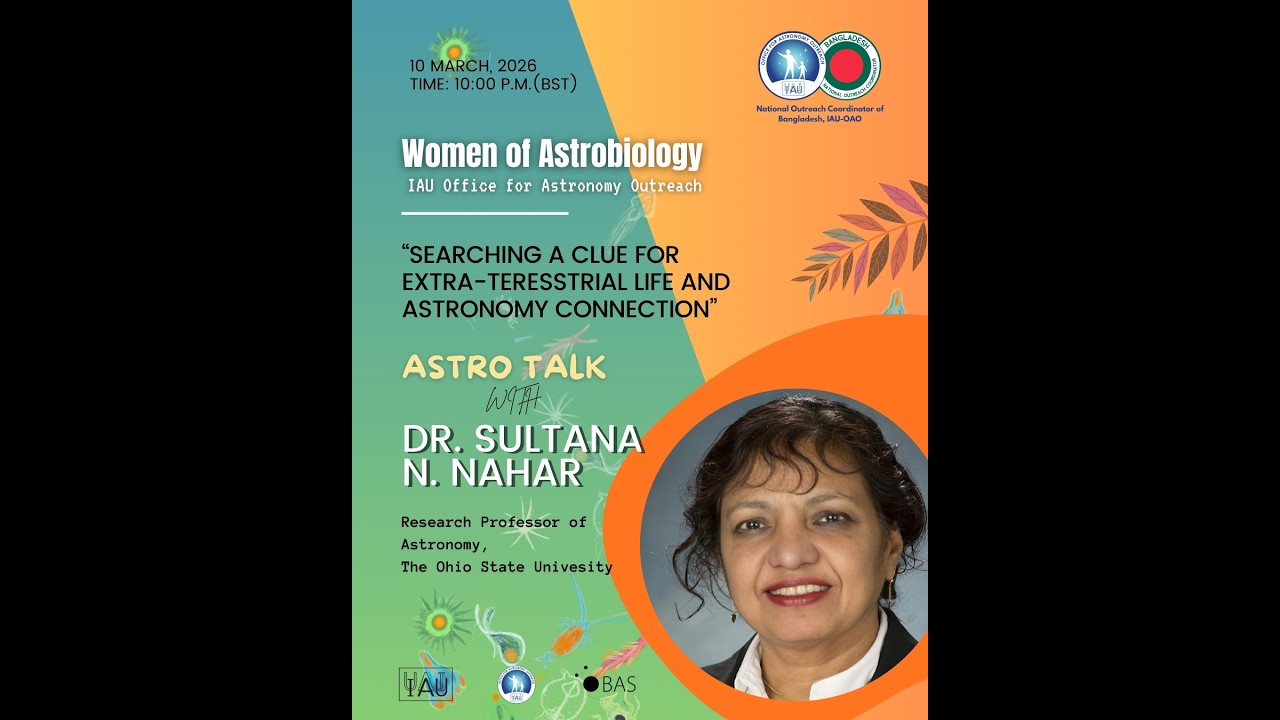 Astro Talk: Searching for Clues to Extra-Terrestrial Life & The Astronomy Connection