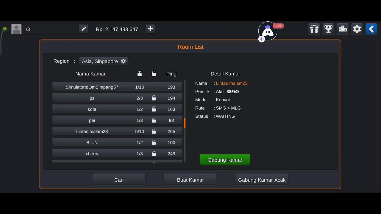 English Bus Simulator Indonesia : 👍 Good stream | Playing Solo | Streaming with Turnip
