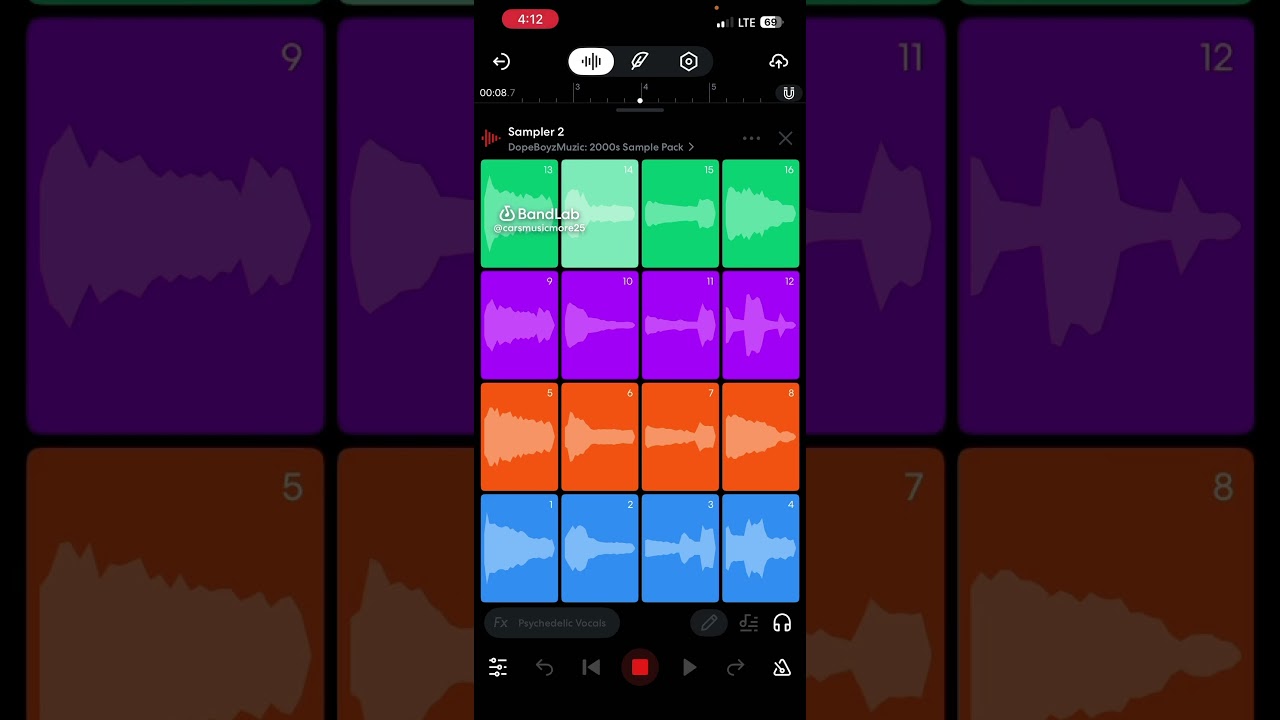 How to make a sample beat in BandLab (simple) #beatmaker #samplepack #samplebeat #hiphop #music